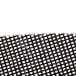 A close-up of a black and white mesh fabric.