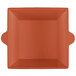 A Tablecraft copper cast aluminum square bowl with handles.