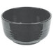 A black granite Tablecraft fruit bowl.