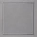 A clear square glass splash shield with a square edge.