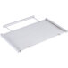 A MagiKitch'n heavy-duty metal cooking grid with metal rods and a handle.