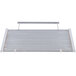 A stainless steel MagiKitch'n cooking grid with a handle.