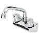 Regency Wall Mount Bar Sink Faucet with 4 inch Centers and 6 inch Swing Spout