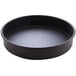 An American Metalcraft Hard Coat Anodized aluminum round cake pan.