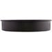 An American Metalcraft hard coat anodized aluminum round cake pan with straight sides.