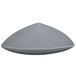 A grey triangular Tablecraft display bowl.