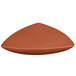 A brown triangular Tablecraft display bowl.