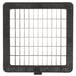 A black rectangular grid with smaller squares inside.