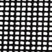 A close up of a black and white grid sand screen disc.