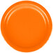 A Sunkissed Orange paper plate.