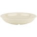 A Diamond Ivory melamine bowl with a white background.