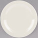 A white GET Diamond Ivory melamine plate.