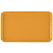 A yellow rectangular Cambro tray.