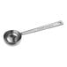 A silver Tablecraft stainless steel coffee/measuring spoon with a handle.