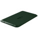 A green rectangular Cambro fiberglass tray with a black border.