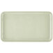 A white rectangular Cambro tray with a white border.