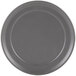 An American Metalcraft Hard Coat Anodized Aluminum pizza pan with a black border.