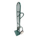 A green Harper steel hand truck with wheels and dual loop handles.