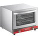 A silver rectangular Avantco countertop convection oven with a glass door.