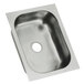 Eagle Group FDI-10-14-5-1 One Compartment 16 inch x 12 inch Seamless Weld In Sink - 5 inch Deep