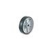 A Harper drum truck wheel with a metal rim and black rubber tread.