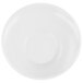 A white melamine slanted bowl.