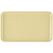 A rectangular tan Cambro tray.