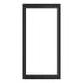 A rectangular black magnetic drawer gasket measuring 23 3/4 inches by 11 3/4 inches.