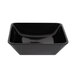 A black square melamine bowl.