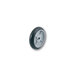 A wheel with a grey rim on a white background.