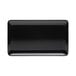 A black rectangular Elite Global Solutions melamine tray.