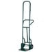 A green Harper hand truck with balloon cushion wheels.