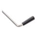 A Regency twist waste valve with a silver twist handle and black accent.
