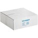 A white box with blue writing for Lavex 15 gallon janitorial can liners.