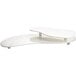 A white Tablecraft two tiered platter on a white table.