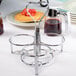 a silver metal object on a table