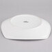 A white Tuxton square coupe pasta plate.