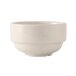 Tuxton BEB-080 DuraTux 8 oz. Ivory (American White) Stackable China Soup Cup - 24/Case