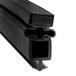 A black rubber magnetic door gasket for a True 810803 refrigerator.