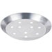 An American Metalcraft aluminum pizza pan with holes.