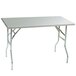 Eagle Group T3072F 30 inch x 72 inch Stainless Steel Lok-n-Fold Open Base Table