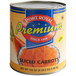 A #10 can of Port Royal sliced carrots with a red and white label.