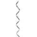A close-up of a spiral metal hook.