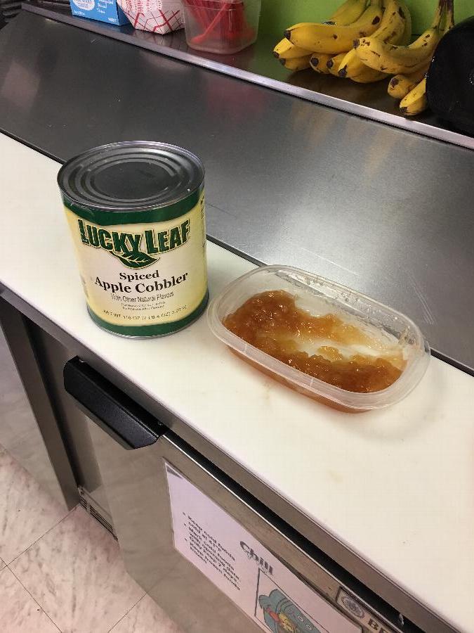 Lucky Leaf Spiced Apple Cobbler Filling 10 Can