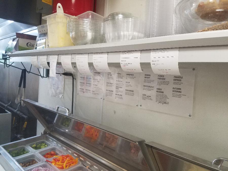 Advance Tabco CM60 60" x 2 7/16" Aluminum Wall Mounted Ticket Holder