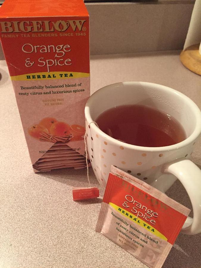 Bigelow Orange & Spice Herbal Tea Bags 28/Box