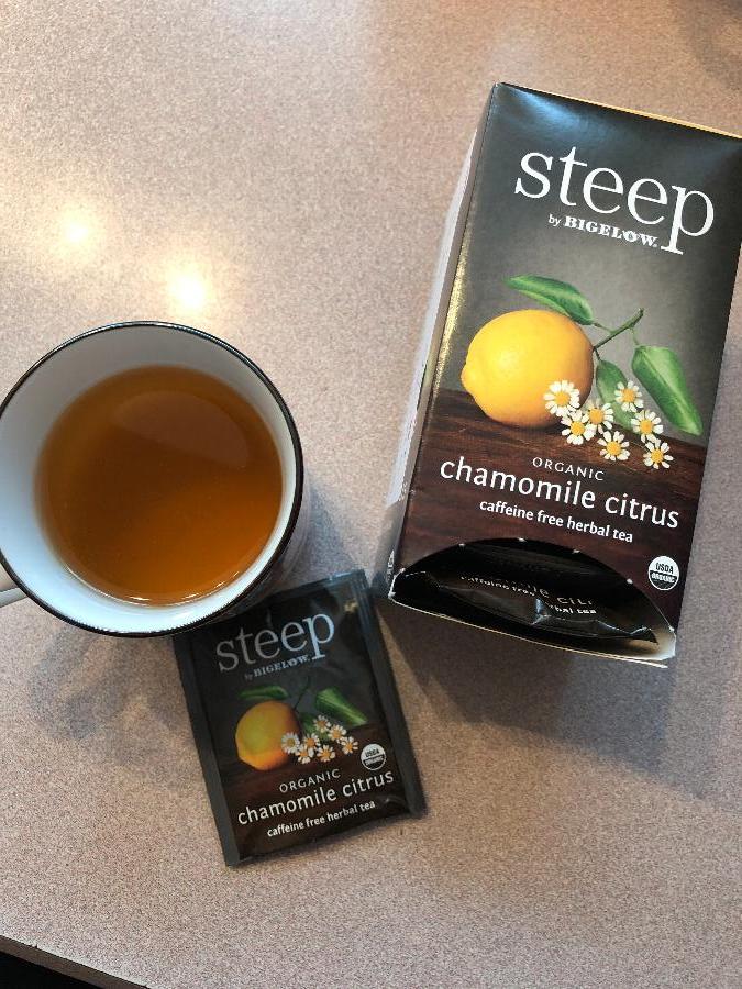 Steep By Bigelow Organic Chamomile Citrus Herbal Tea Bags 20/Box
