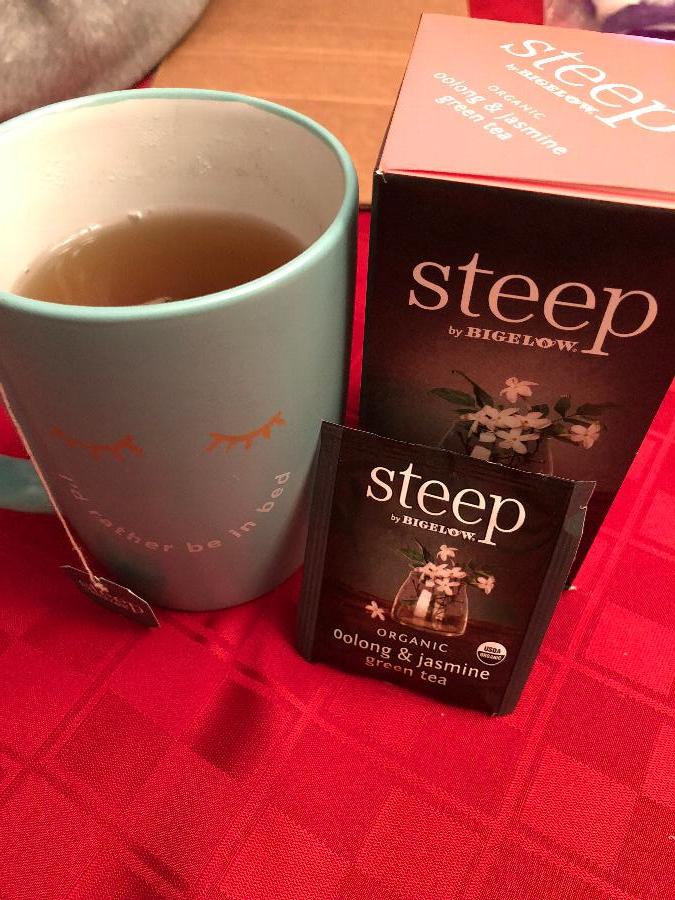 Steep By Bigelow Organic Oolong and Jasmine Green Tea Bags 20/Box