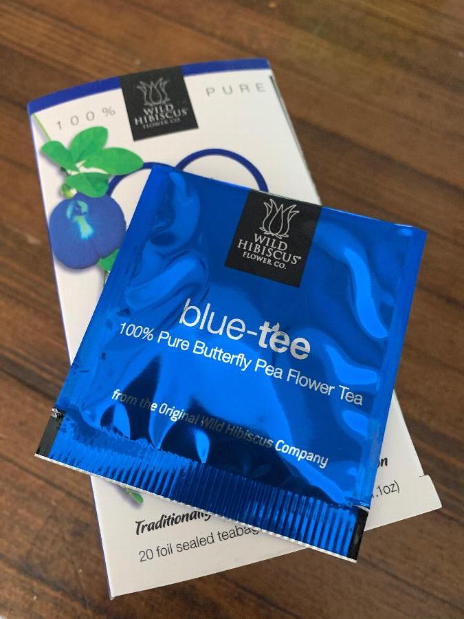 Wild Hibiscus BlueTee Butterfly Pea Tea Bags 20/Box