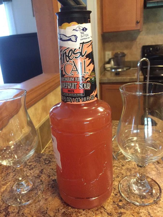 Finest Call 1 Liter Premium Grapefruit Sour Mix